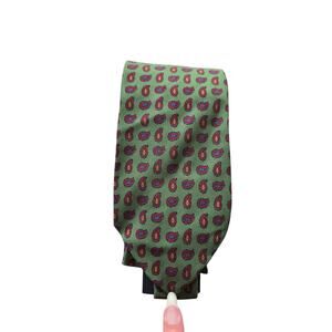 NWT Ralph Lauren Polo green paisley tie